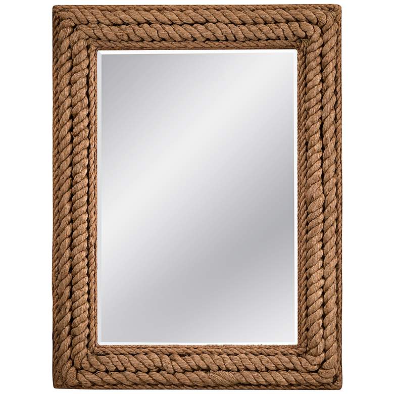 Image 1 Bassett Summerville Jute Rope 37 inch x 49 inch Wall Mirror