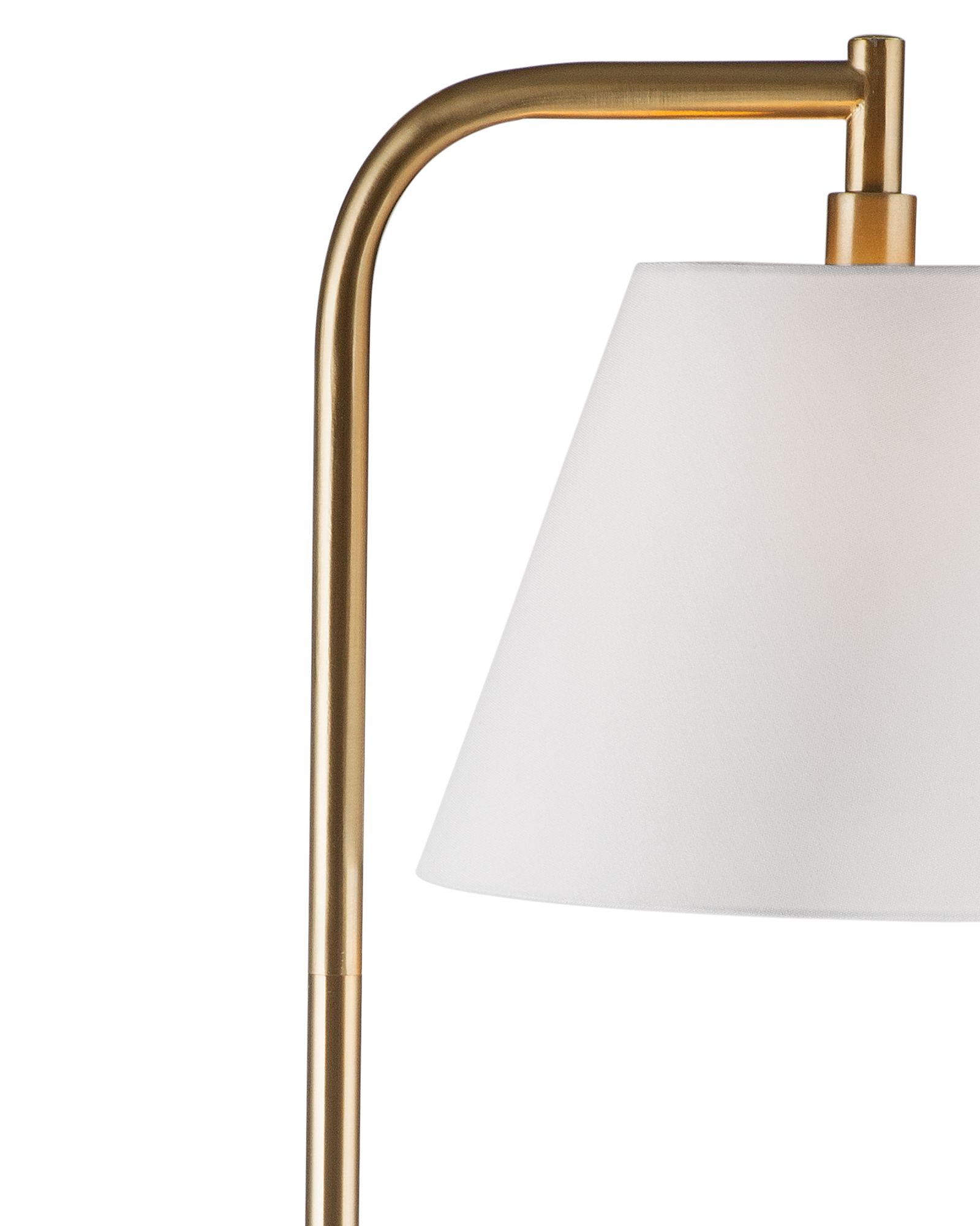 Image 3 Bassett Telfair 62" Modern Tall Gold Floor Lamp more views
