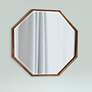 1_Bastian Antique Bronze 28" Octagonal Wall Mirror