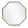 3_Bastian Antique Bronze 28" Octagonal Wall Mirror more views