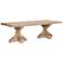 Bastille 98 1/2" Wide Smoke Gray Wood Dining Table