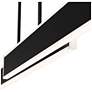 3_Bastone 3.88"H x 36.25-50"W 2-Light Linear Pendant in Black more views