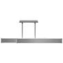 2_Bastone 3.88"H x 36.25-50"W 2-Light Linear Pendant in Brushed Nickel more views