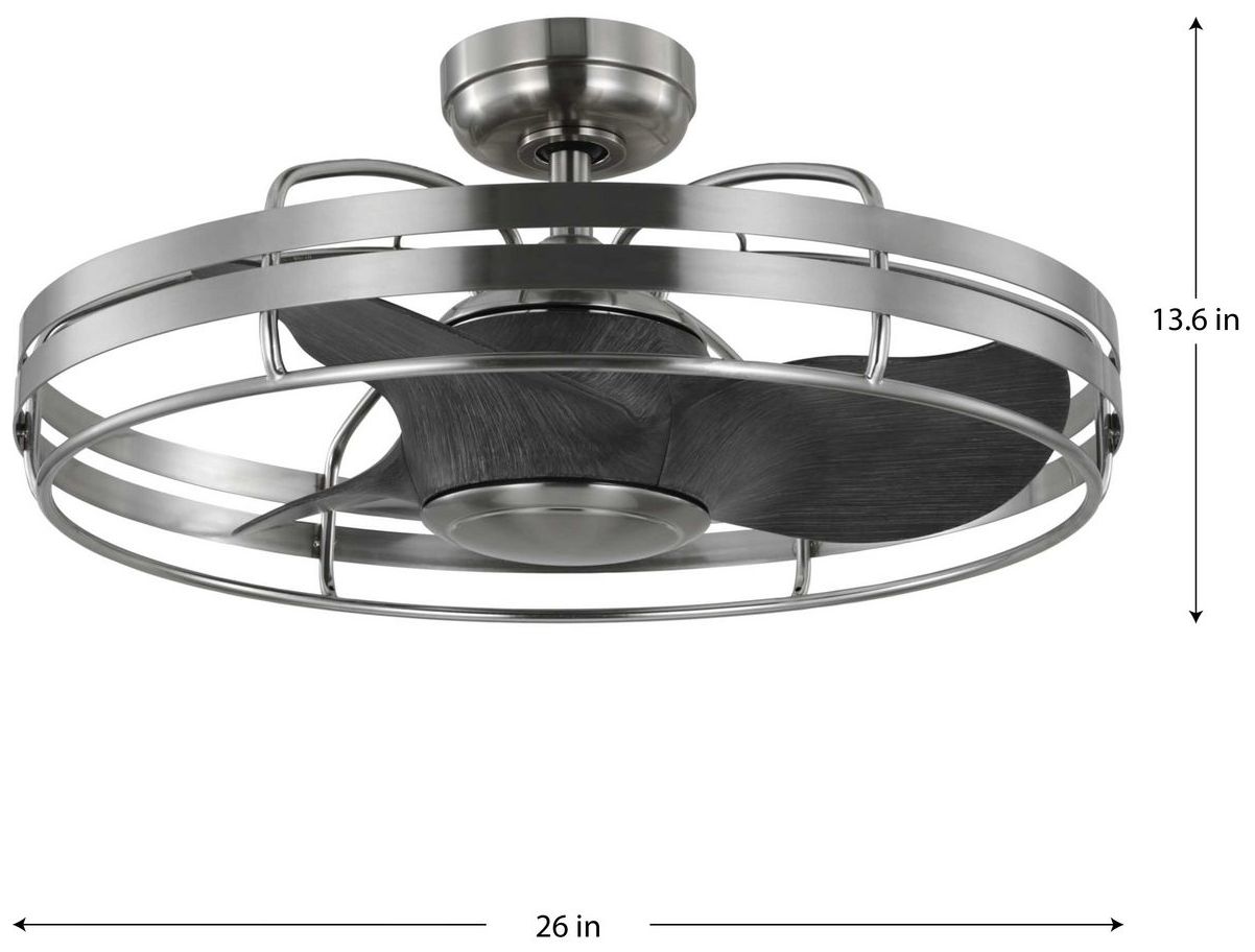 Image 4 Bastrop Collection 26" Three-Blade Ceiling Fan with 3 Speed Remote Control more views