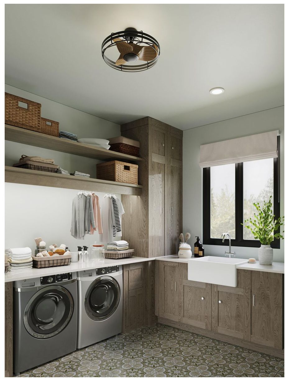 Image 2 Bastrop Collection 26" Three-Blade Ceiling Fan with 3 Speed Remote Control more views