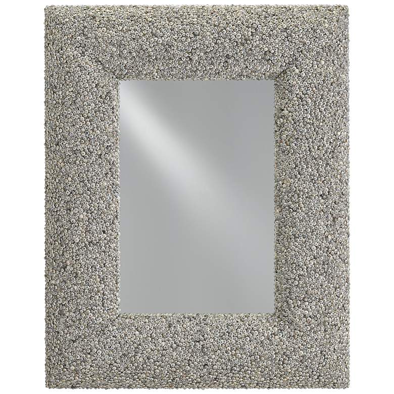 Image 1 Batad Shell Natural 30 1/2 inch x 38 1/2 inch Wall Mirror
