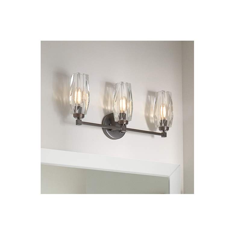 Image 1 Bath Ana-Three Light Vanity-Black Oxide