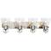 Bath Art 31 1/2" Wide Brushed Nickel 4-Light Bath Light