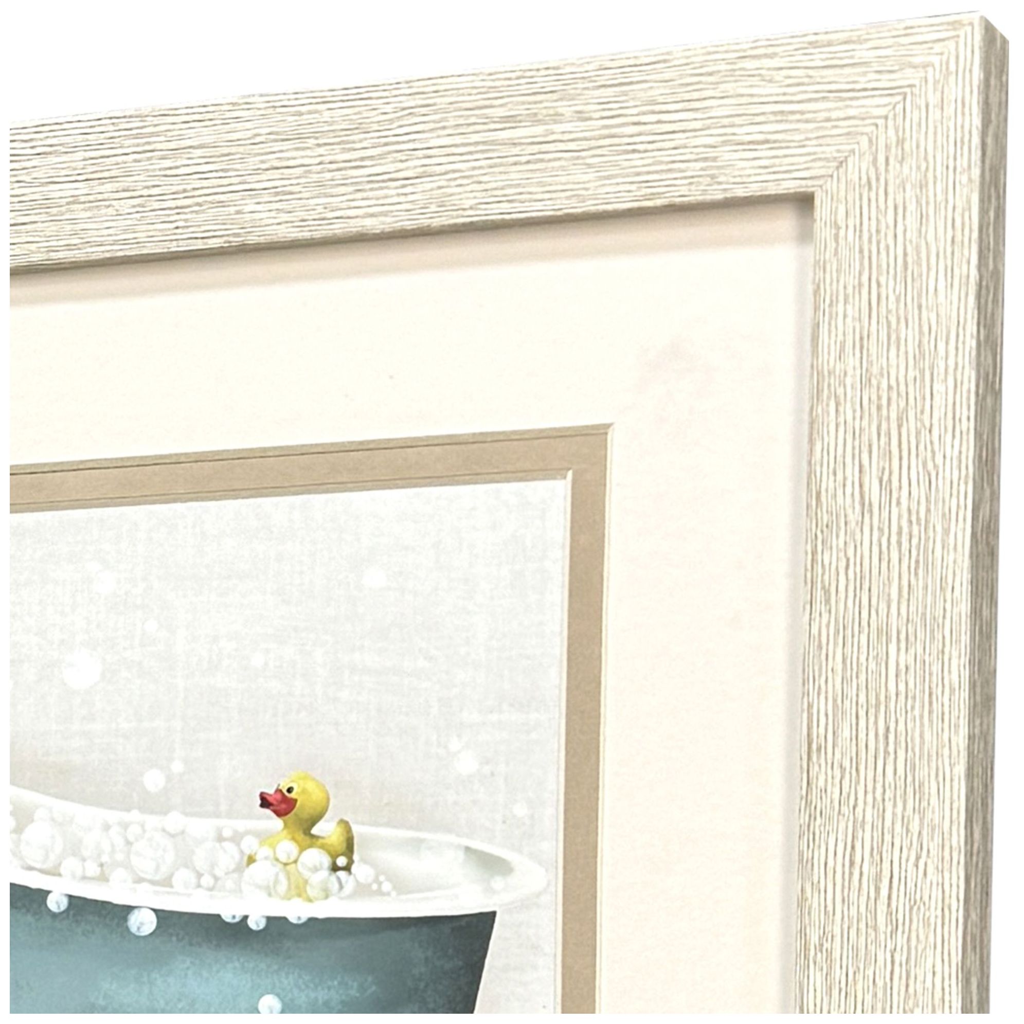 Image 4 Bath Dogs I 11"W x 9"H Framed Art - Set of 2 more views