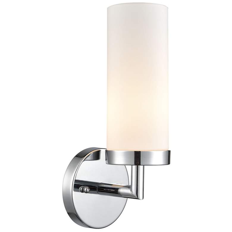 Image 1 Bath Essentials 13 inch High 1-Light Sconce - Chrome