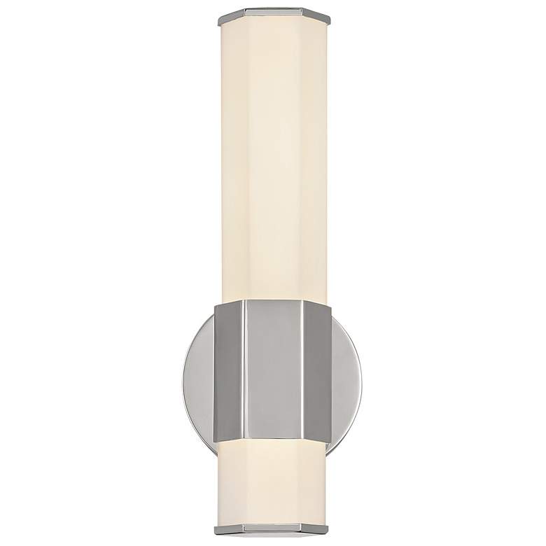 Image 4 Bath Facet-Small Led Sconce-Polished Nickel-Led more views