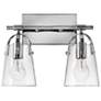 1_Bath Foster-Two Light Vanity-Chrome