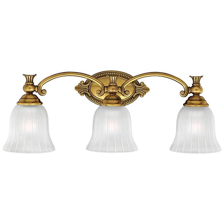Image 7 Bath Francoise-Three Light Vanity-Burnished Brass more views