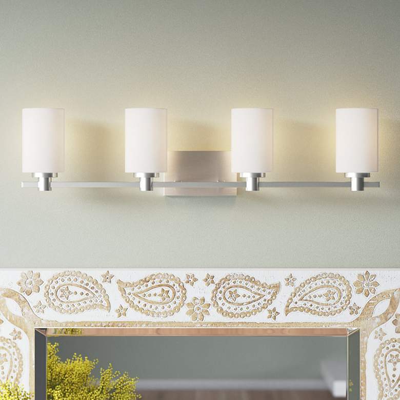 Image 1 Bath Karlie-Four Light Vanity-Brushed Nickel