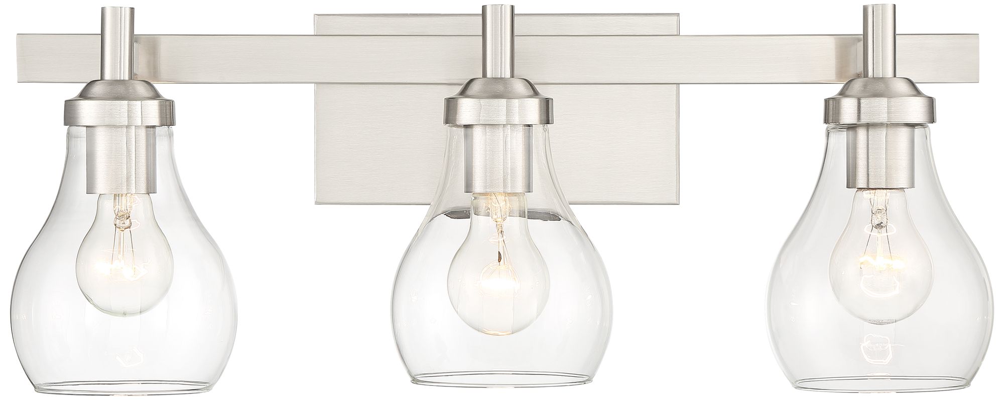 Bath Kit: Possini Euro Danvers Bath Light w/Noble Park Trenta Wall Mirror in scene