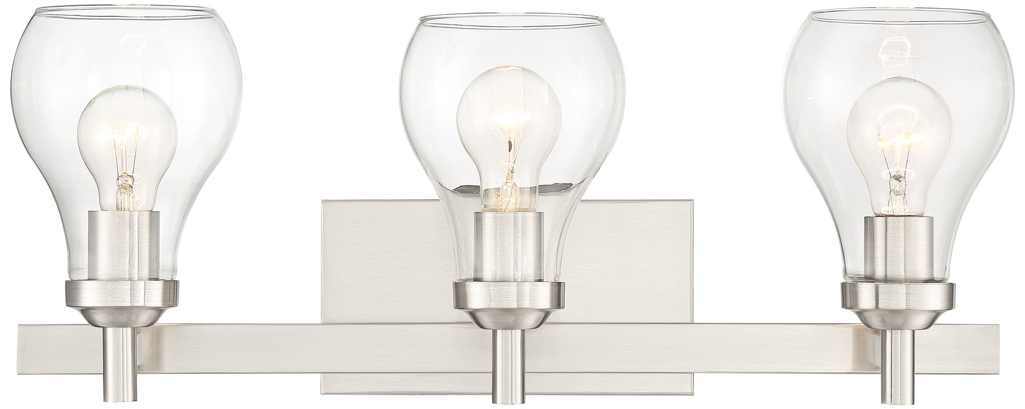 Bath Kit: Possini Euro Danvers Bath Light w/Noble Park Trenta Wall Mirror in scene