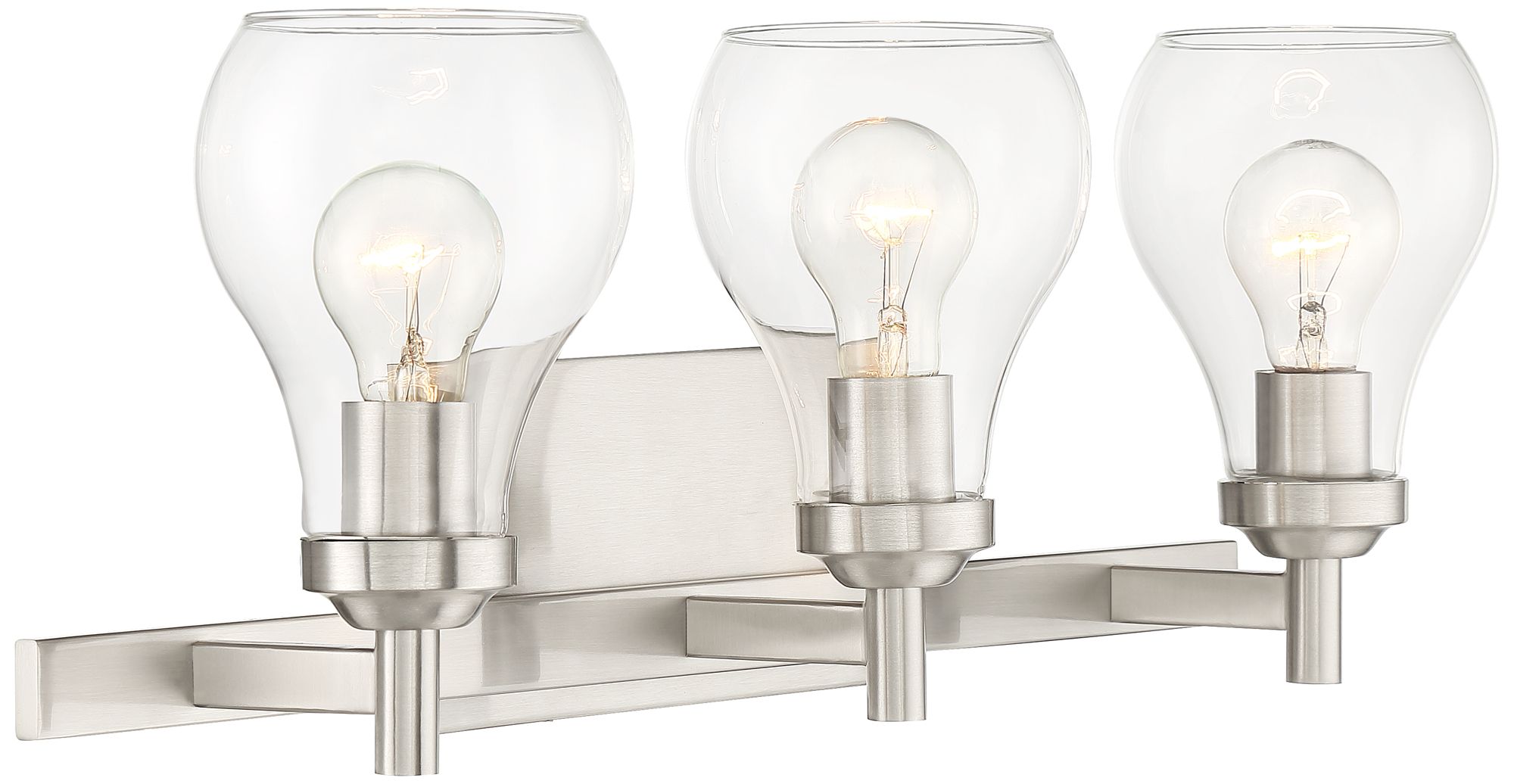 Bath Kit: Possini Euro Danvers Bath Light w/Noble Park Trenta Wall Mirror in scene