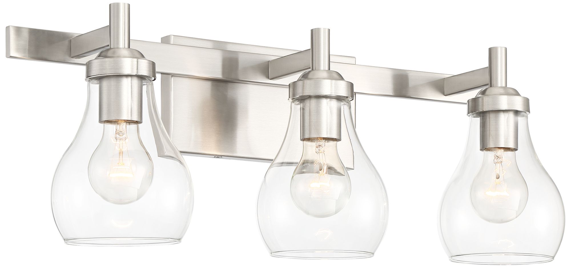 Bath Kit: Possini Euro Danvers Bath Light w/Noble Park Trenta Wall Mirror in scene