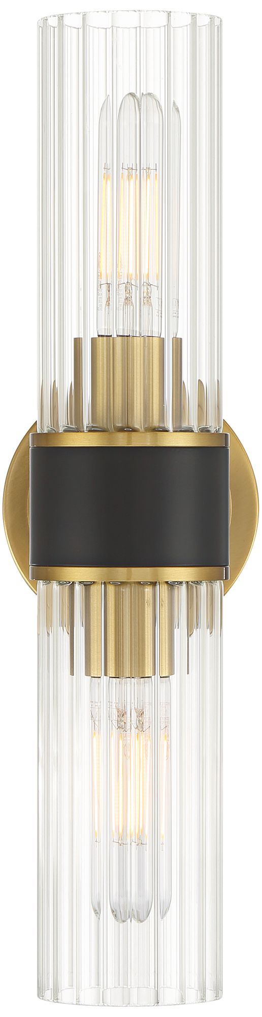 Watch A Video About the Possini Euro Idyl Warm Gold and Black 2 Light Bath Light