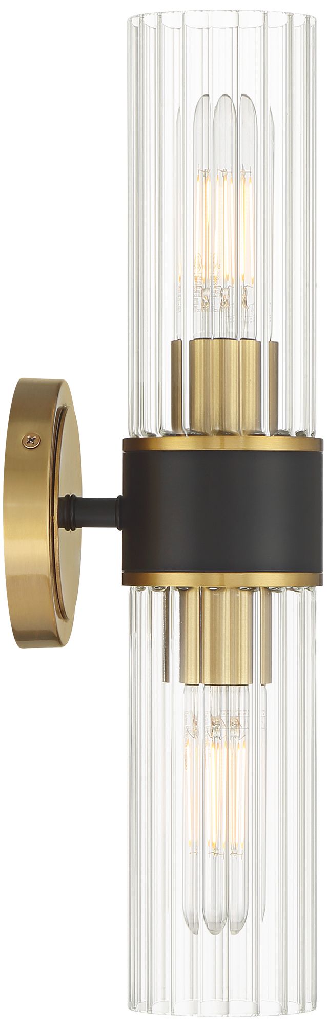 Watch A Video About the Possini Euro Idyl Warm Gold and Black 2 Light Bath Light