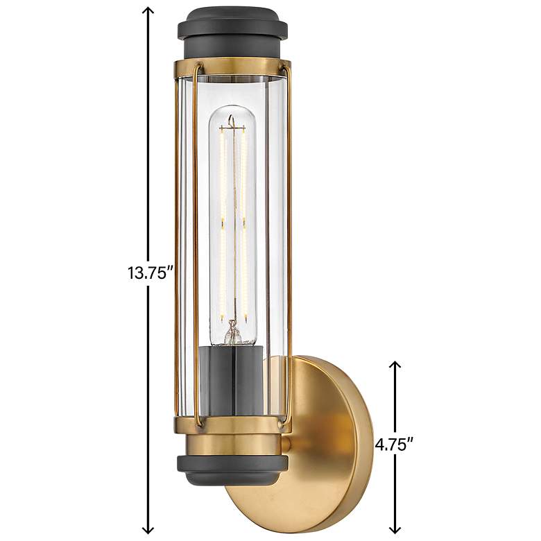 Image 4 Bath Masthead-Single Light Vanity-Heritage Brass more views
