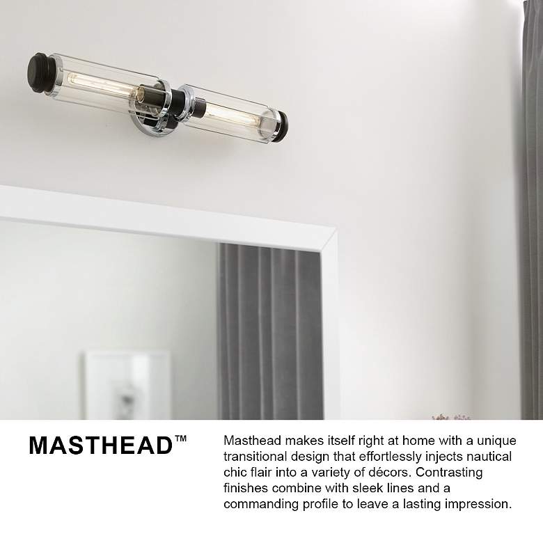 Image 6 Bath Masthead-Single Light Vanity-Heritage Brass more views