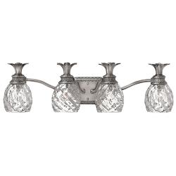 Bath Plantation-Four Light Vanity-Polished Antique Nickel