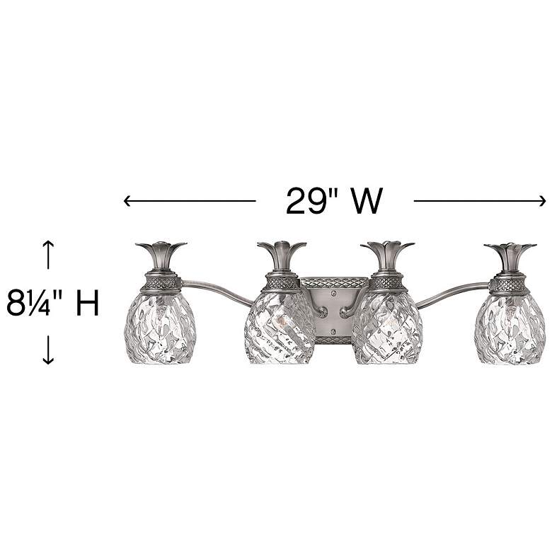 Image 3 Bath Plantation-Four Light Vanity-Polished Antique Nickel more views