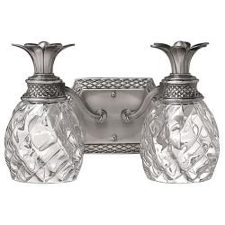 Bath Plantation-Two Light Vanity-Polished Antique Nickel