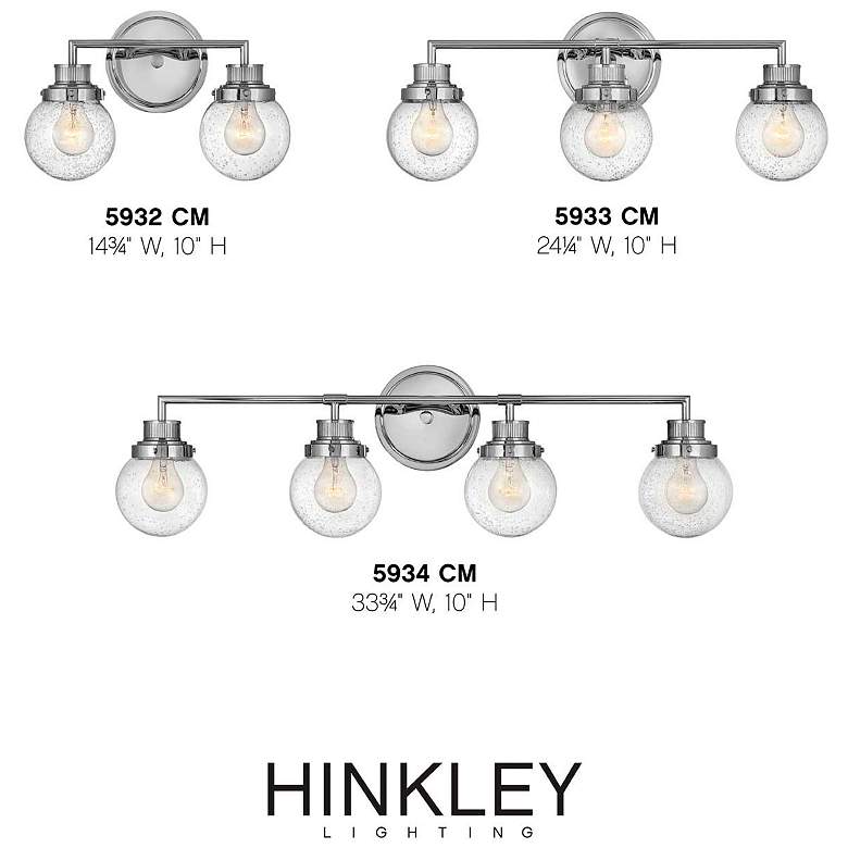 Image 7 Bath Poppy-Two Light Vanity-Chrome more views