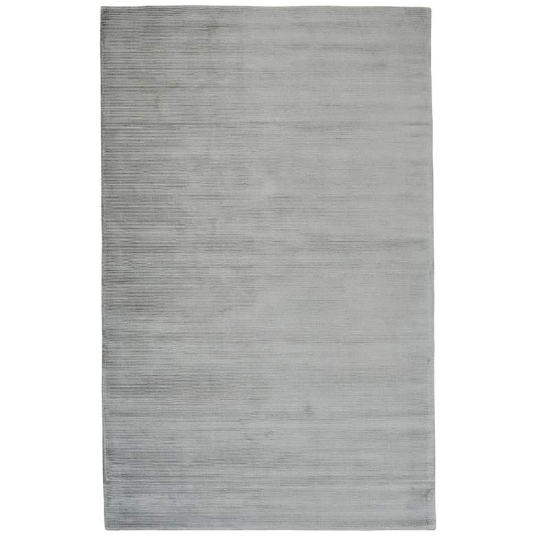 Image 1 Batisse Modern Solid Hand Woven Gray Area Rug 8717F