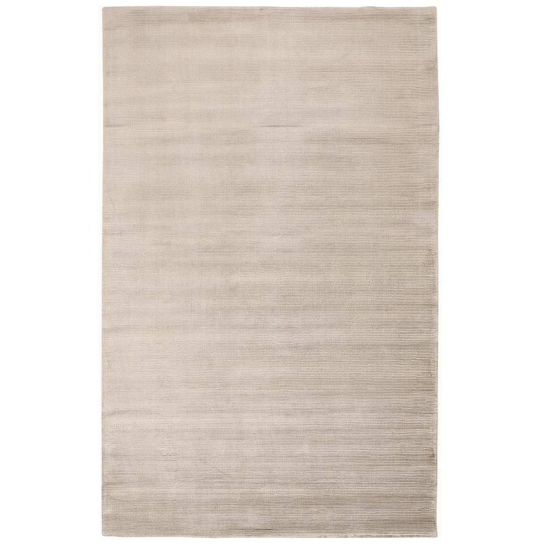 Image 1 Batisse Modern Solid Hand Woven Ivory Area Rug 8717F