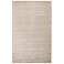 Batisse Solid Hand Woven Ivory Area Rug 8717F 3'-6" x 5'-6"