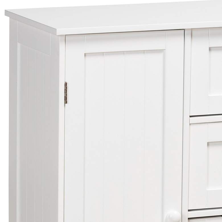 Image 3 Bauer 22 inch Wide 4-Drawer White Bathroom Storage Cabinet more views