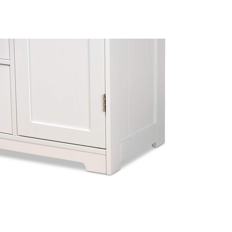 Image 6 Bauer 22 inch Wide 4-Drawer White Bathroom Storage Cabinet more views