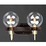5_Bauhaus 16" Wide Bronze 2-Light Bath Light more views