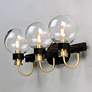 1_Bauhaus 23" Wide Bronze 3-Light Bath Light