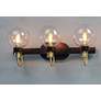 5_Bauhaus 23" Wide Bronze 3-Light Bath Light more views