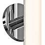 Bauhaus Columns 18" High Polished Chrome LED Wall Sconce