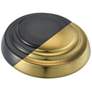 4_Bax 14" Wide Soft Brass with Sand Coal Ceiling Light more views
