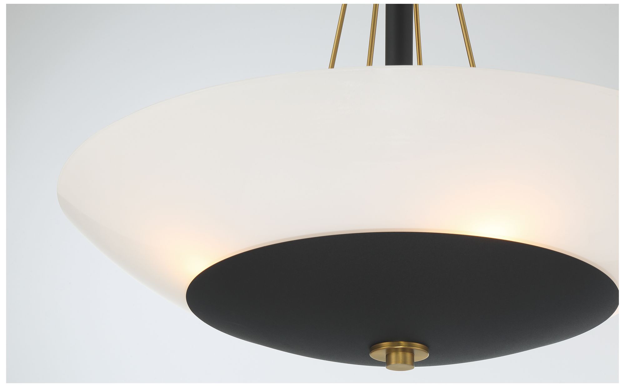 Image 5 Bax 24" Wide Soft Brass and Sand Coal Bowl Pendant Light more views
