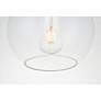 Thumbnail4 of Baxter 1 Lt Black Flush Mount With Clear Glass more views