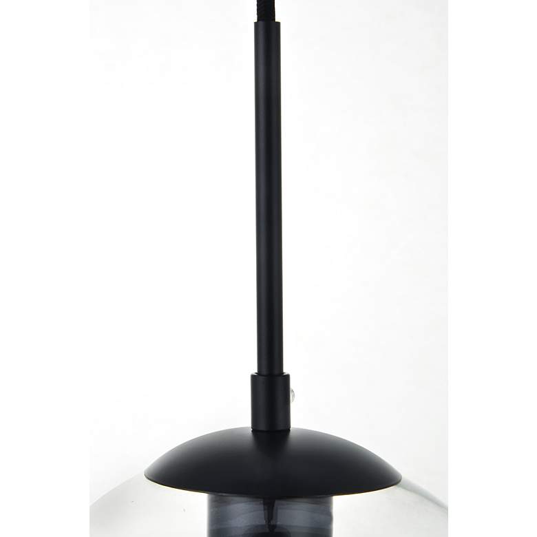 Image 6 Baxter 1 Lt Black Pendant With Clear Glass more views