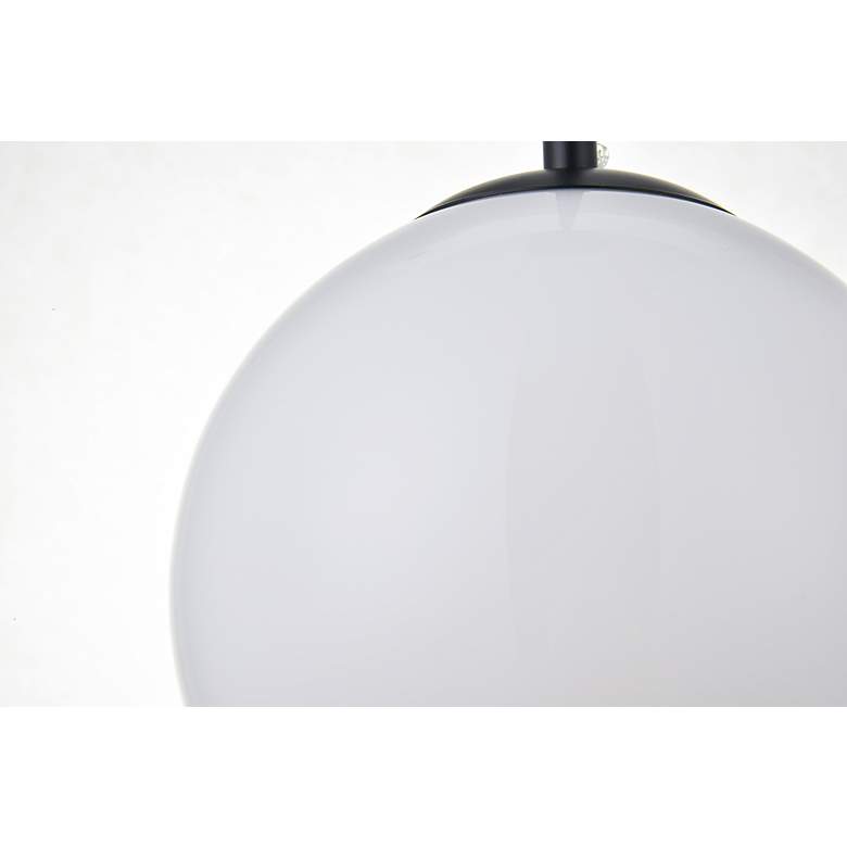 Image 6 Baxter 1 Lt Black Pendant With Frosted White Glass more views