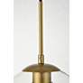 7_Baxter 1 Lt Brass Pendant With Clear Glass more views