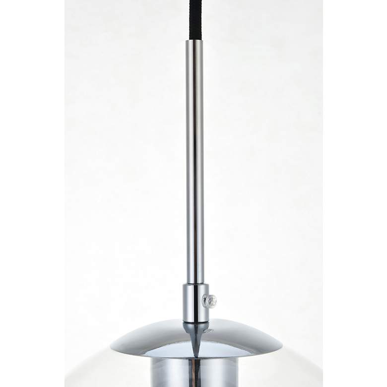 Image 6 Baxter 1 Lt Chrome Pendant With Clear Glass more views