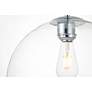 5_Baxter 1 Lt Chrome Pendant With Clear Glass more views