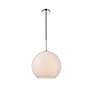 4_Baxter 1 Lt Chrome Pendant With Frosted White Glass more views