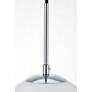 6_Baxter 1 Lt Chrome Pendant With Frosted White Glass more views