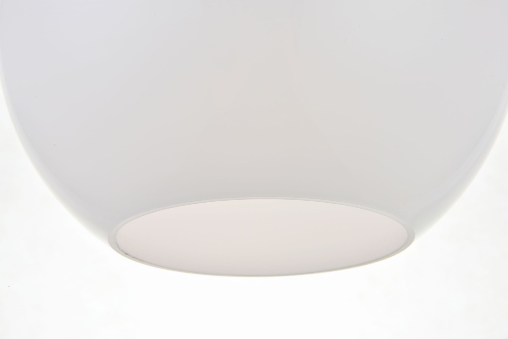 Baxter 1 Lt Chrome Pendant With Frosted White Glass